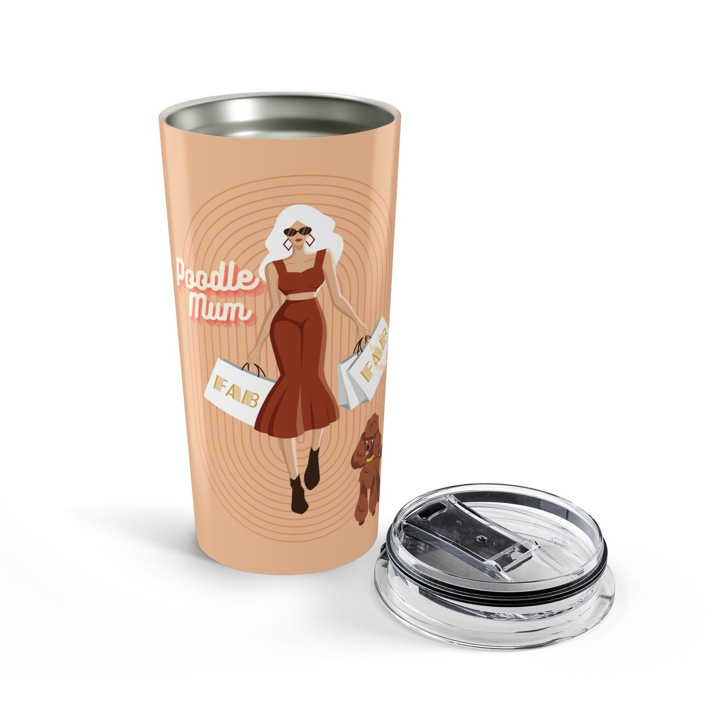 Best Dressed Poodle Mum Tumbler