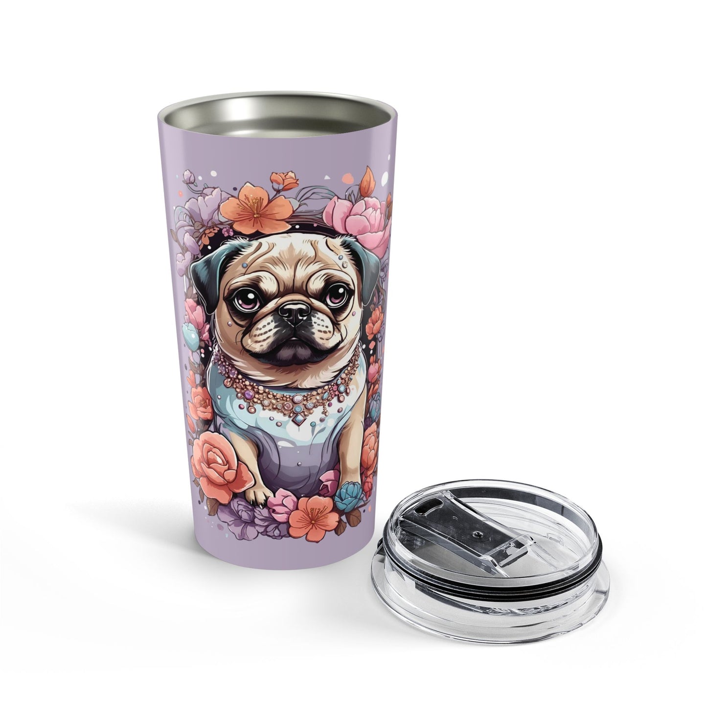 Party Ready Pug Tumbler