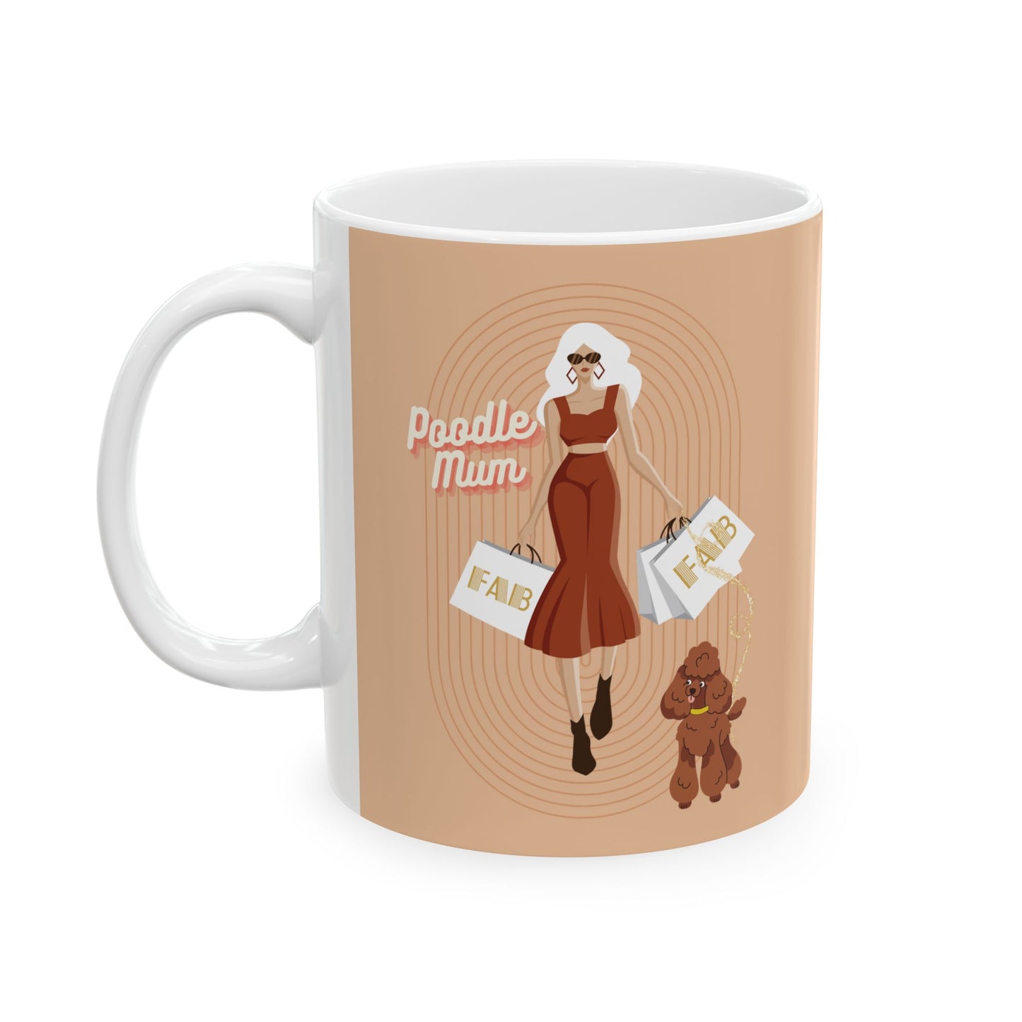 Best Dressed Poodle Mum Mug