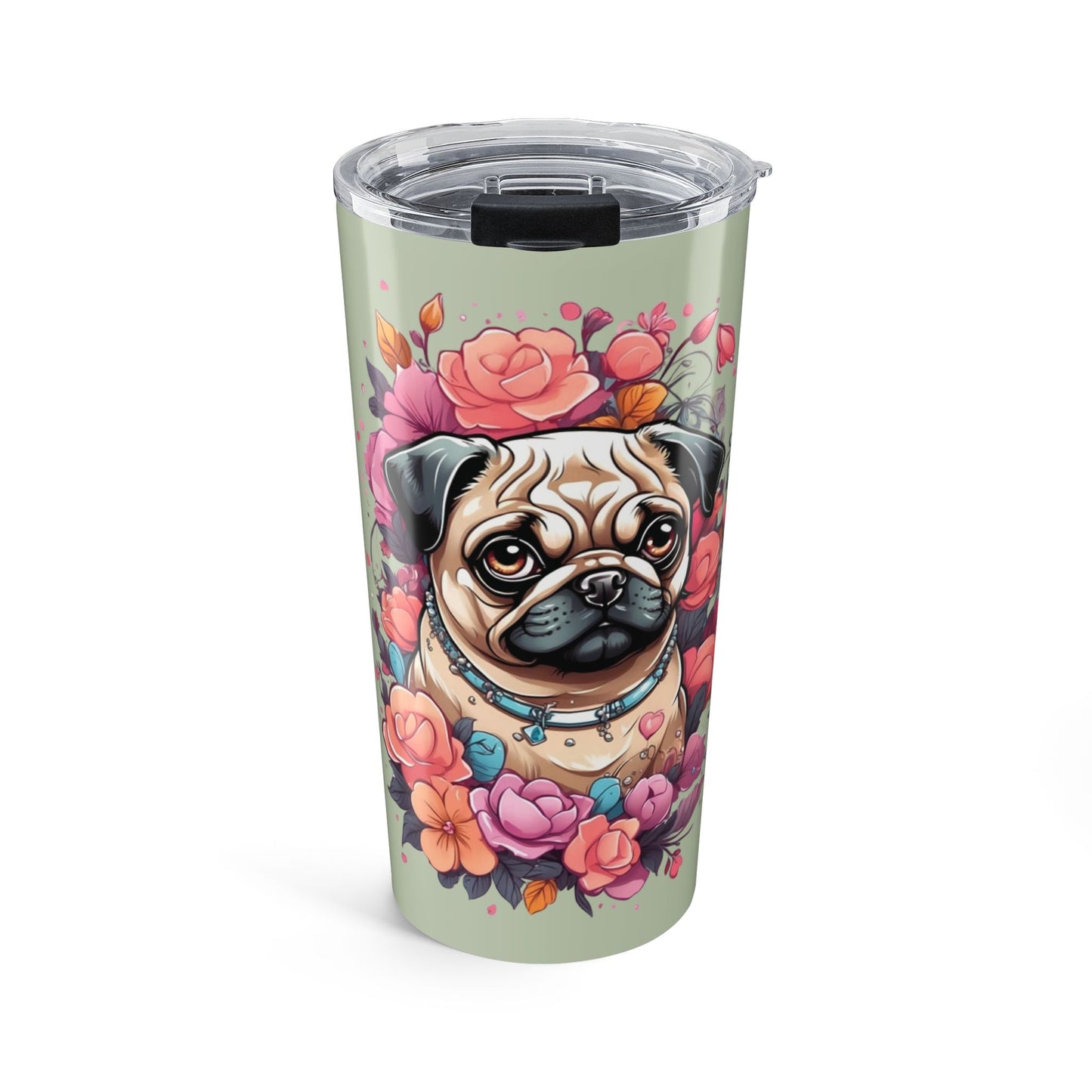 Festival Babe Pug Tumbler