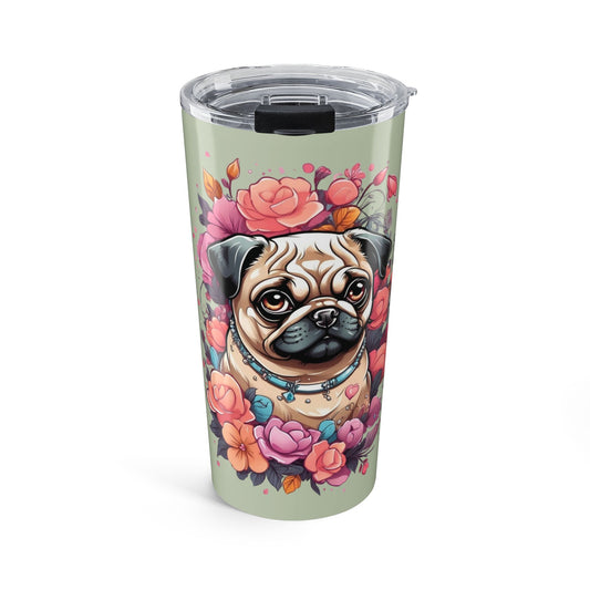 Festival Babe Pug Tumbler