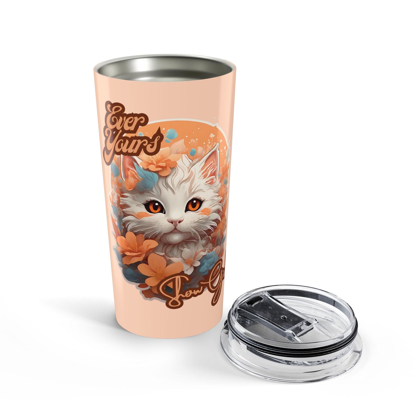 Showgirl Kitten Orange Era Tumbler