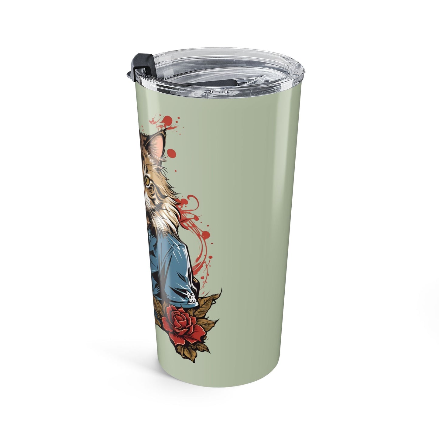 Lead Singer Energy Cat Tumbler