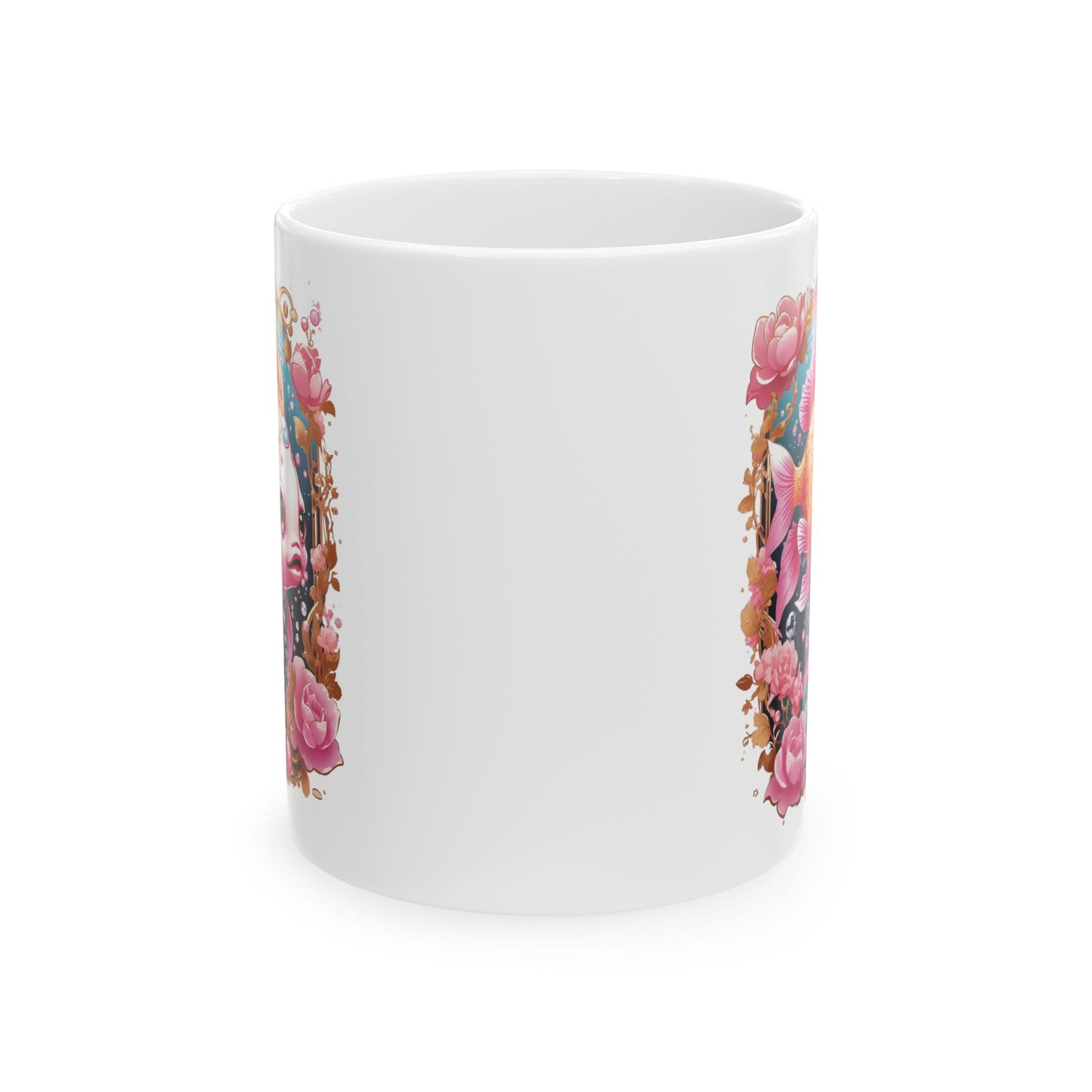 Fun and Flirty Koi Fish Mug
