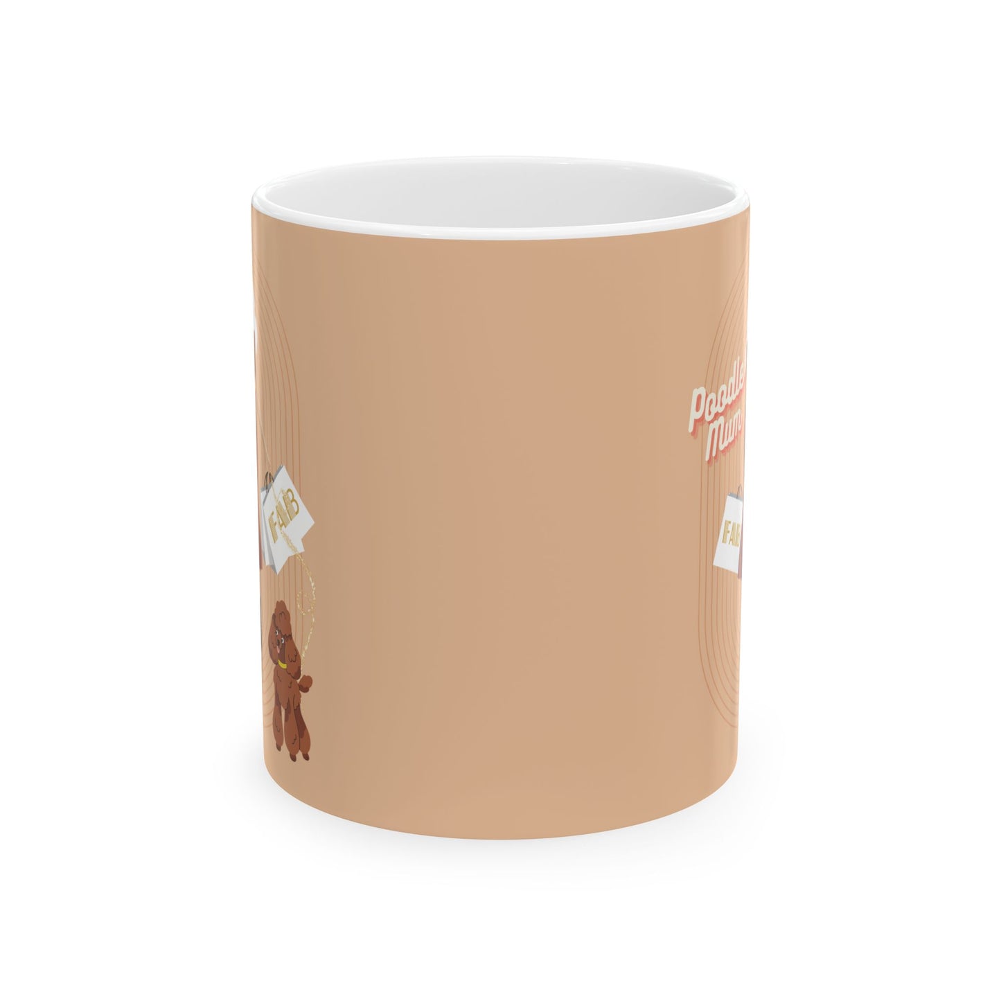 Best Dressed Poodle Mum Mug