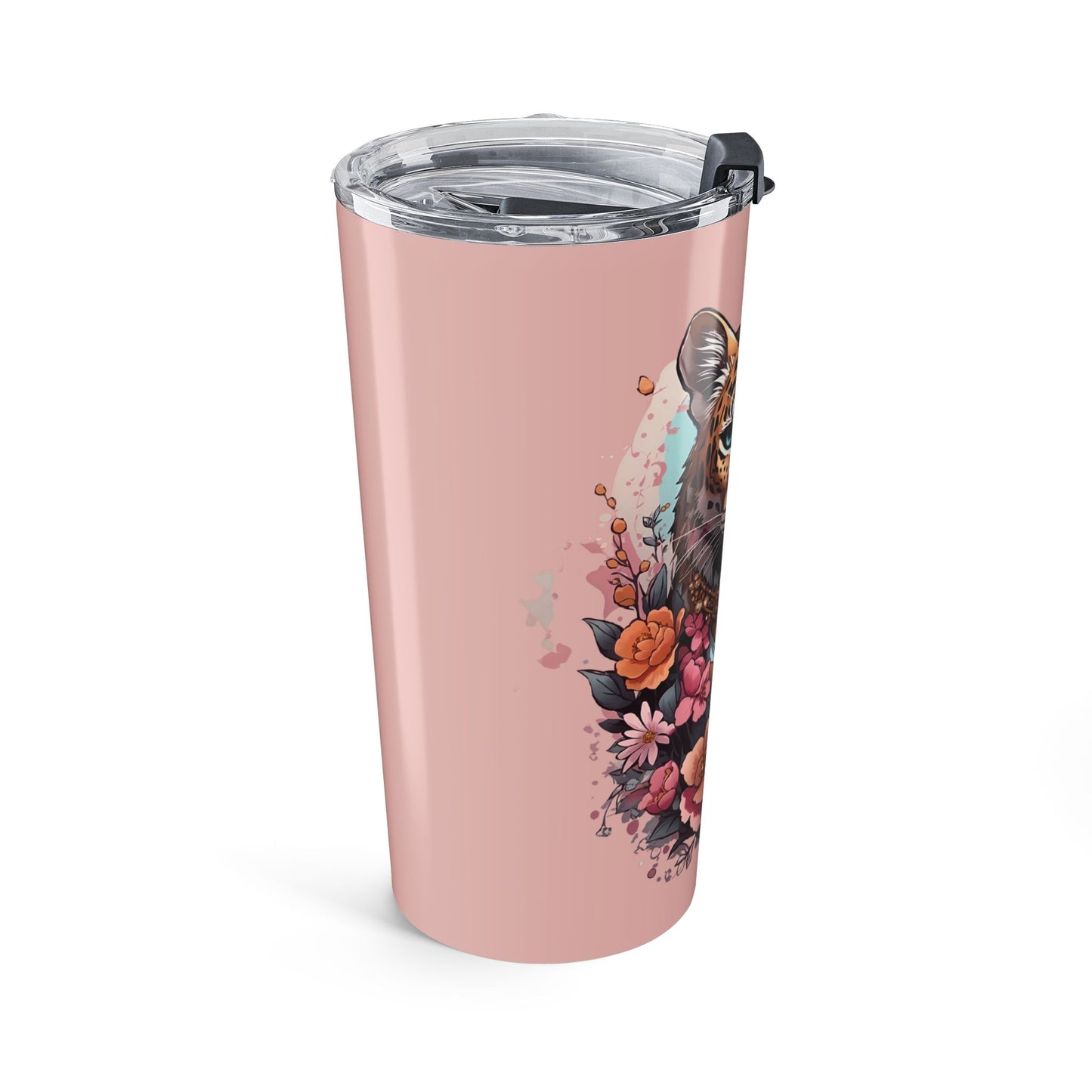 Confident + Fabulous Leopard Tumbler