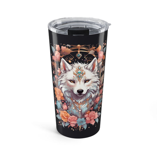 The Alpha Lady Wolf Tumbler