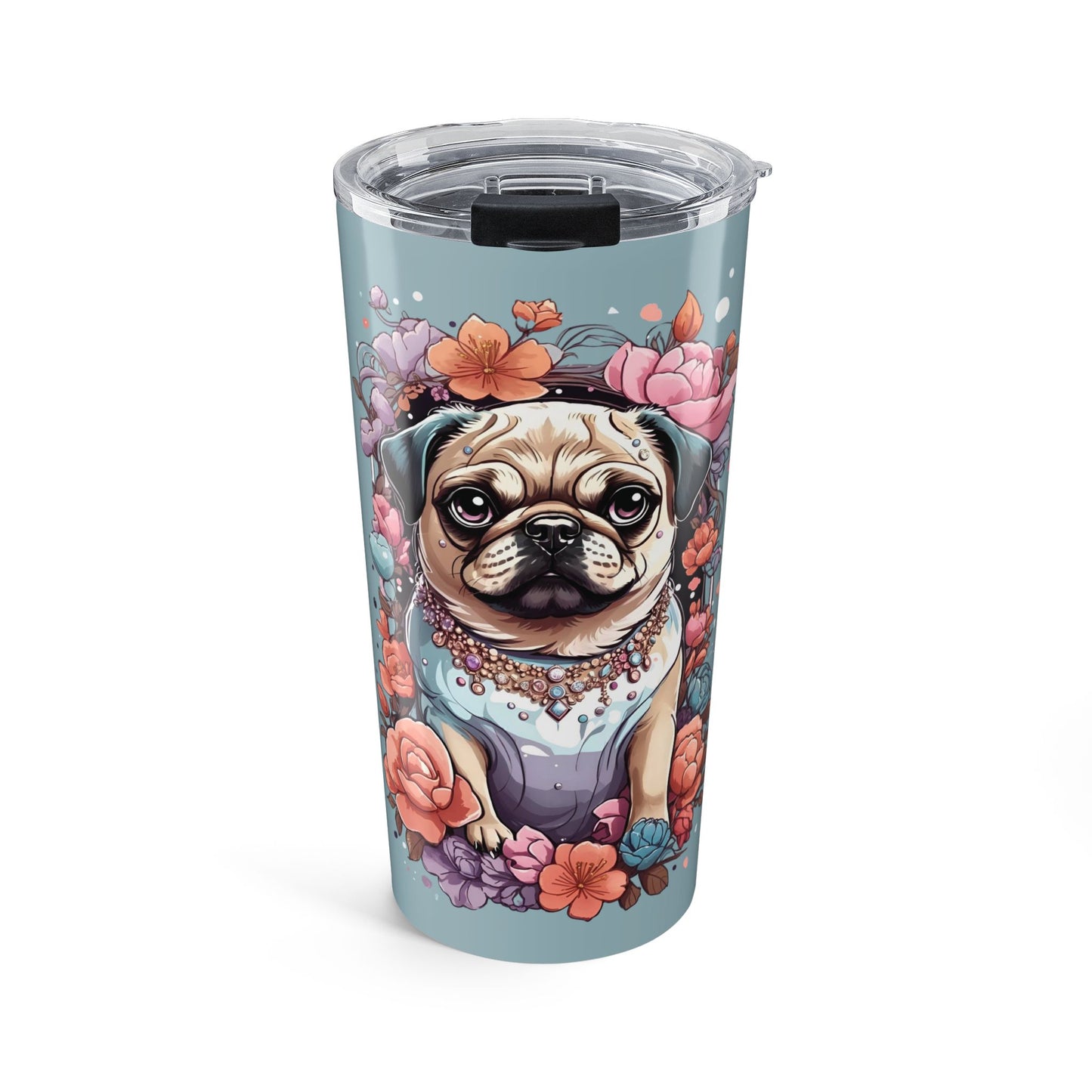 Party Ready Pug Tumbler