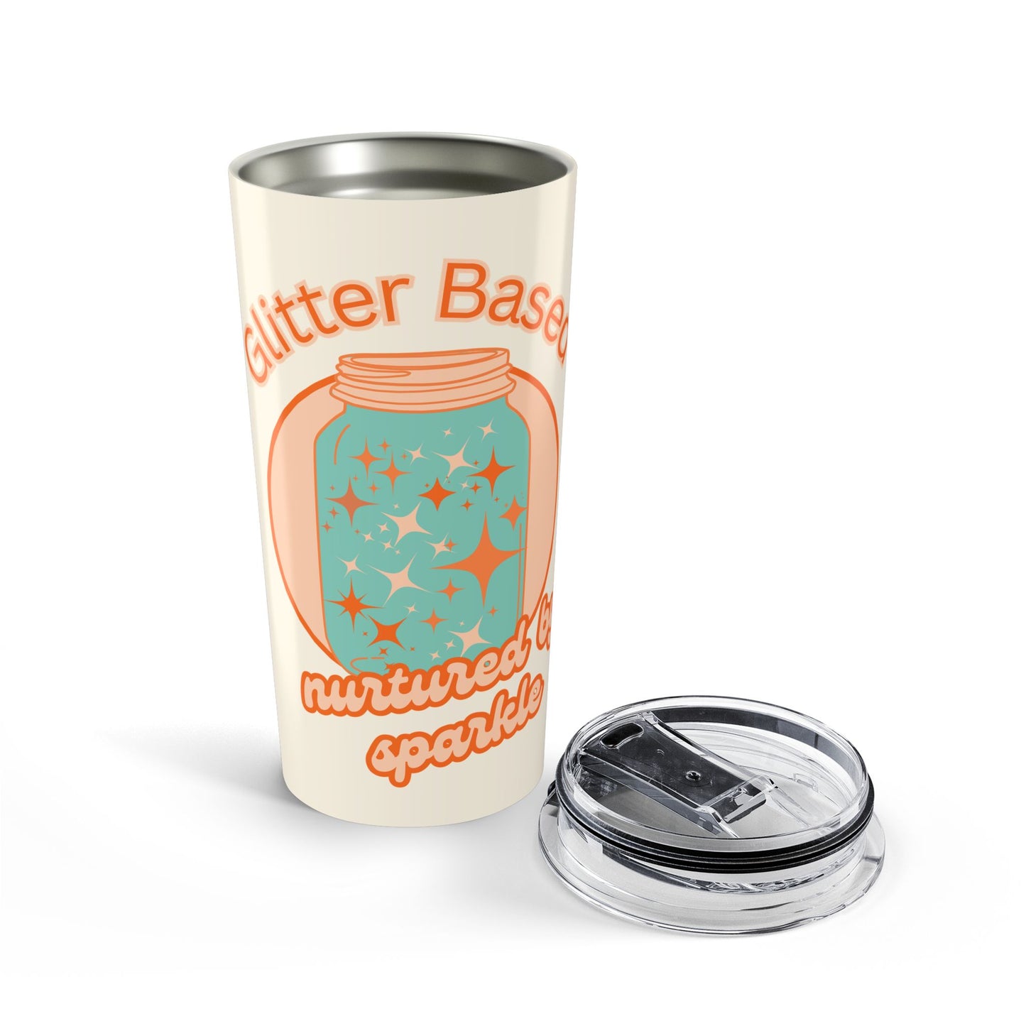 Glitter Based Orange Era Tumbler