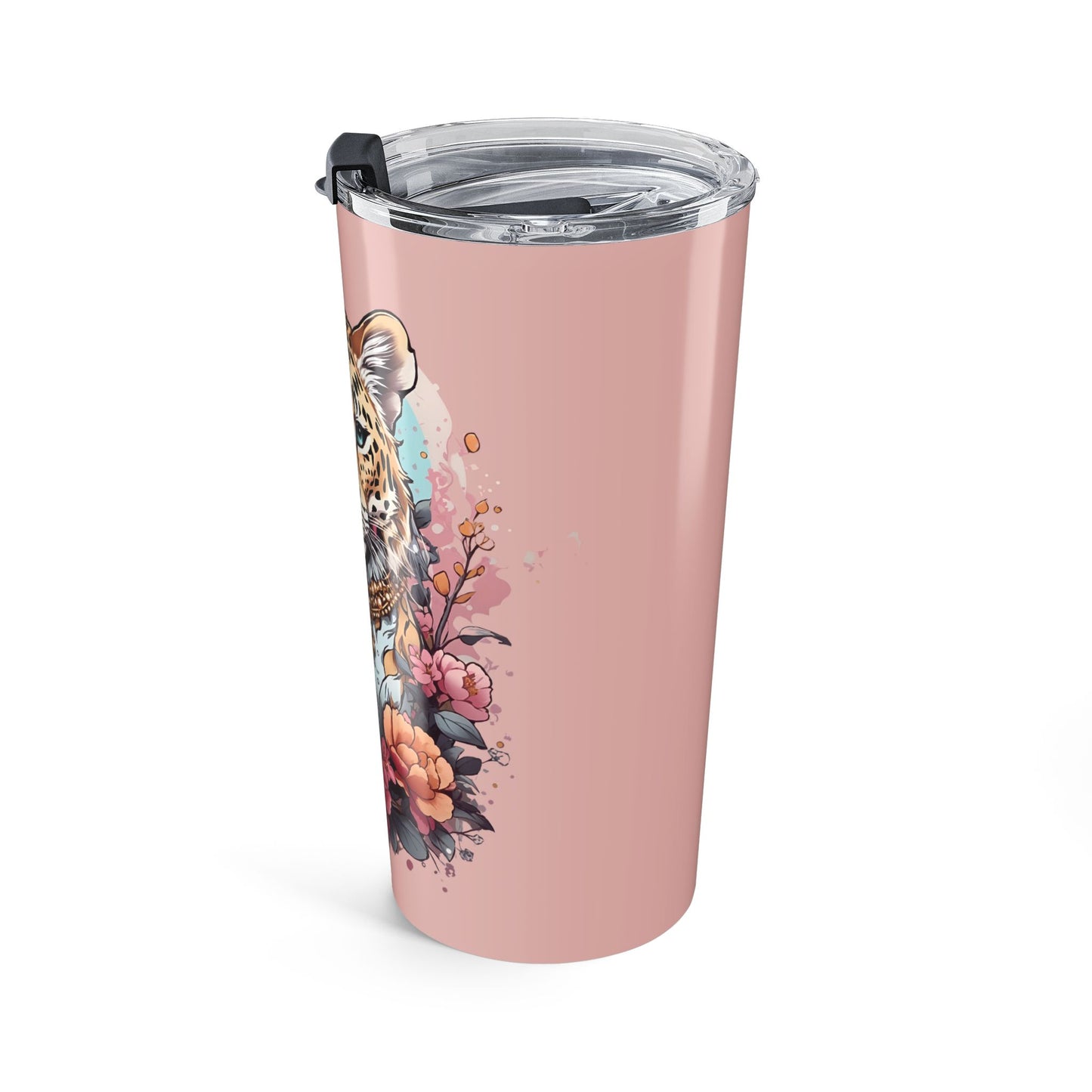 Confident + Fabulous Leopard Tumbler