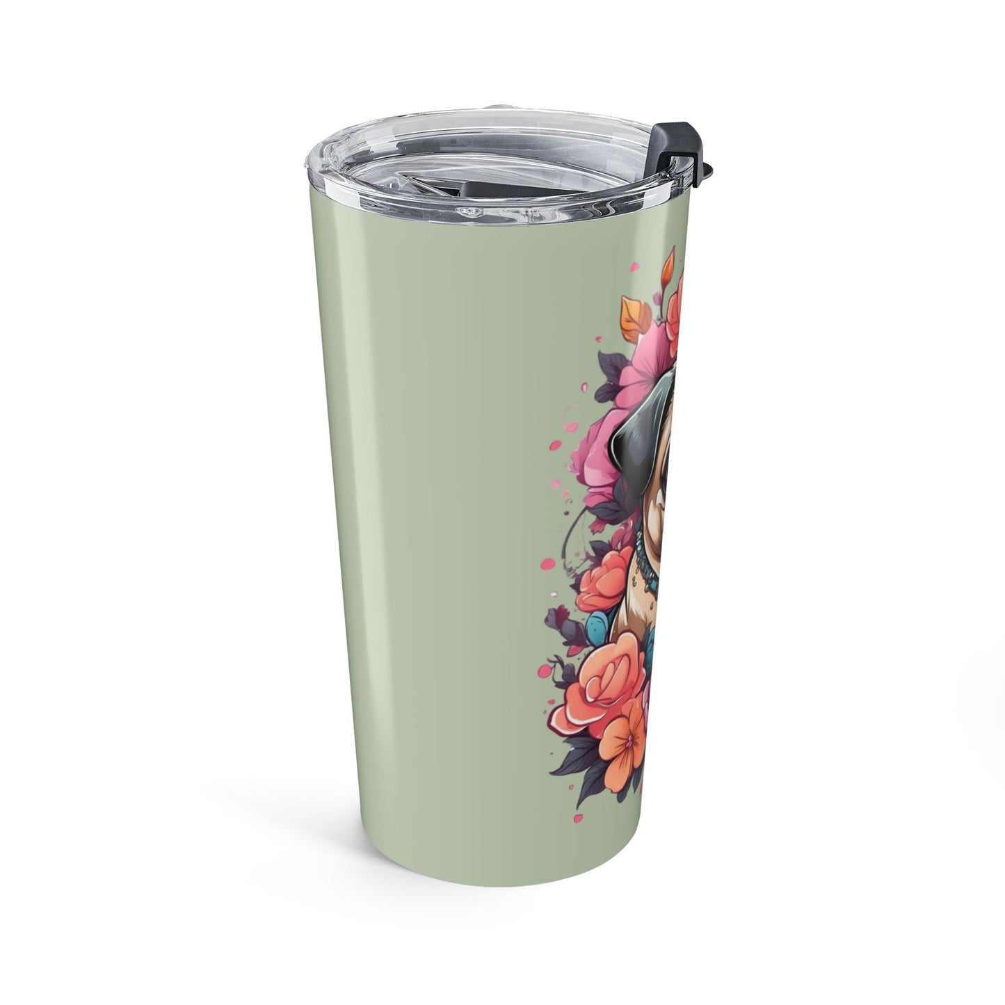 Festival Babe Pug Tumbler