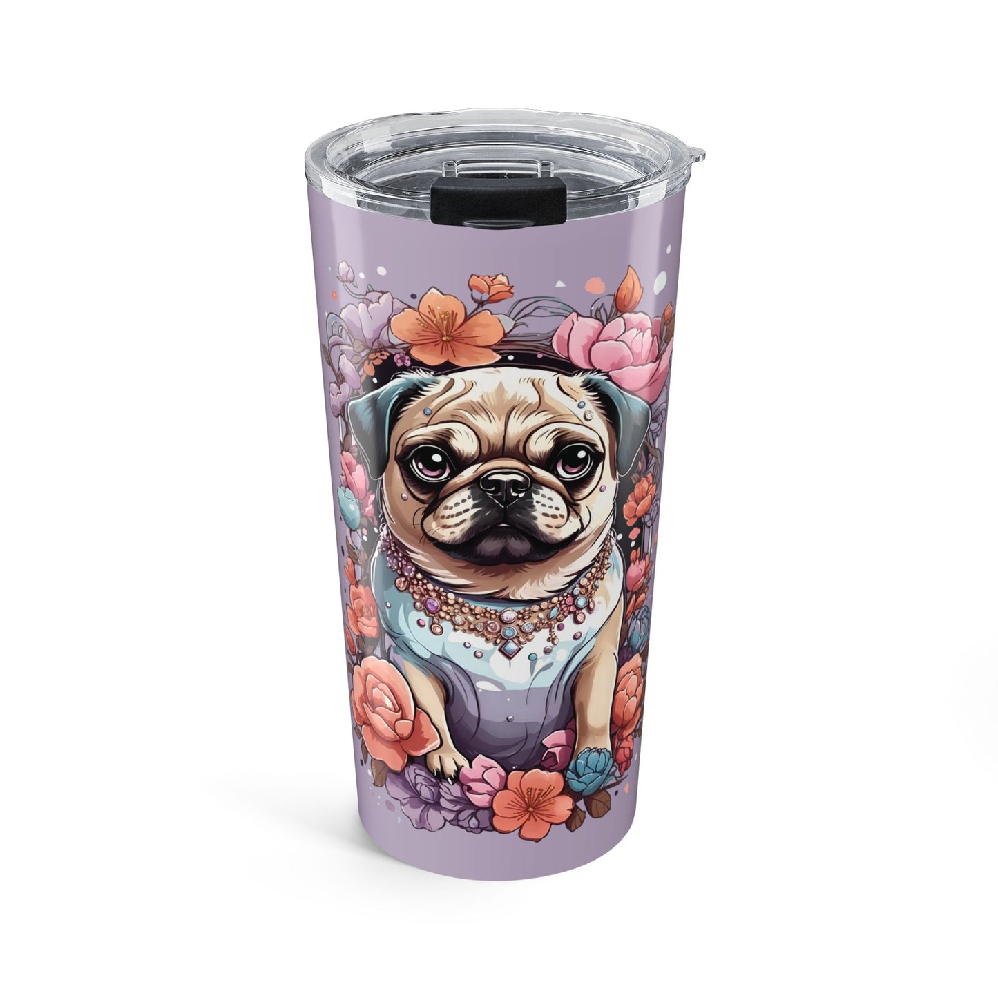 Party Ready Pug Tumbler