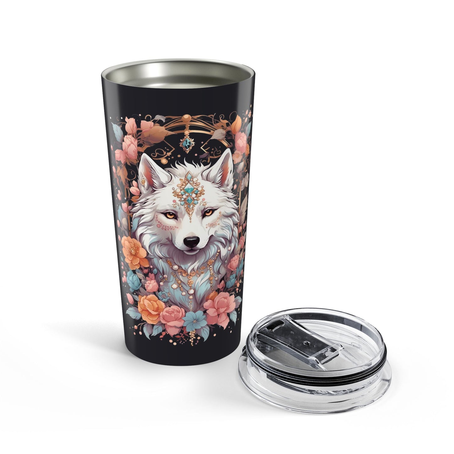 The Alpha Lady Wolf Tumbler