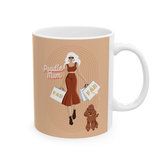 Best Dressed Poodle Mum Mug
