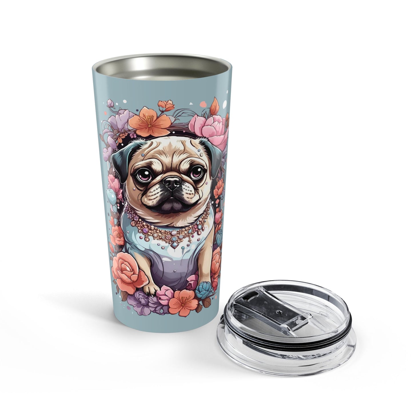 Party Ready Pug Tumbler